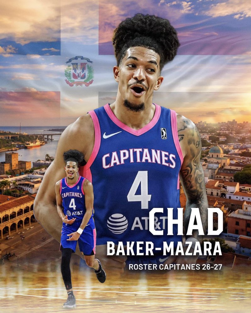 Chad Baker-Mazara Signs with Capitanes of the NBA G League